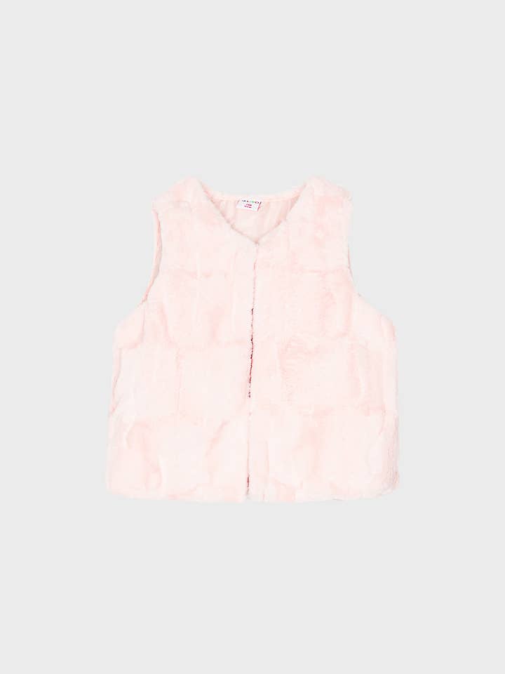 Ativo Kids – Colete - Crianças por atacado – BG-C4253-24 - Menina Bebé | Colete de Pêlo 6-36M1