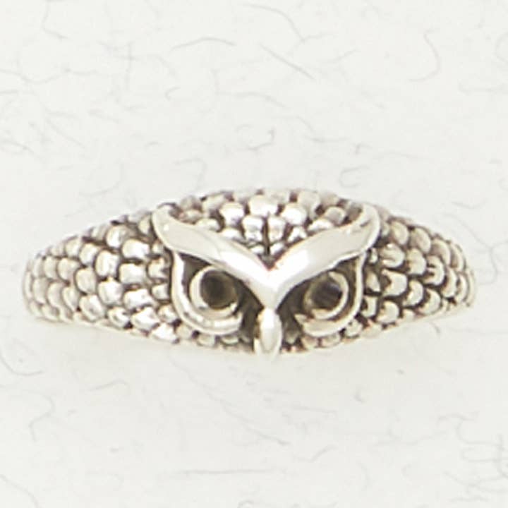 Nirvana LLC – wholesale Cocktail/statement ring – Sterling Silver Ring - Owl