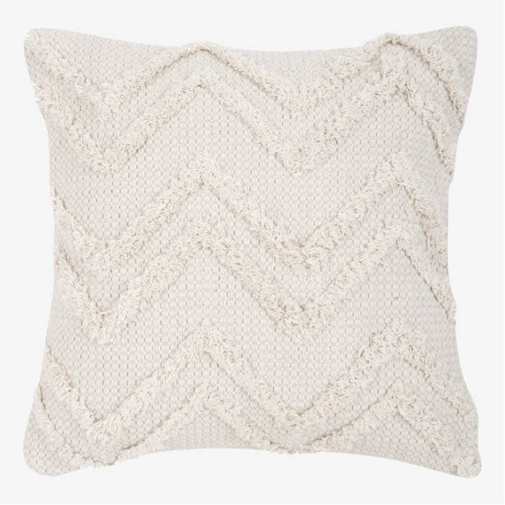 Cuscino trapuntato color crema - Charlotte per la vendita all'ingrosso da parte di River & Ivy
