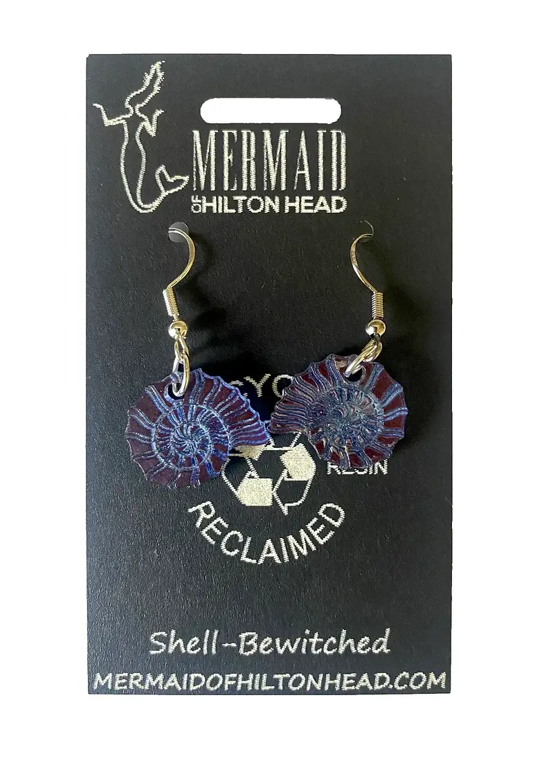 Mermaid of Hilton Head - Wholesale Dangle Earrings - Ocean Earrings - Made From Recycled Materials9
