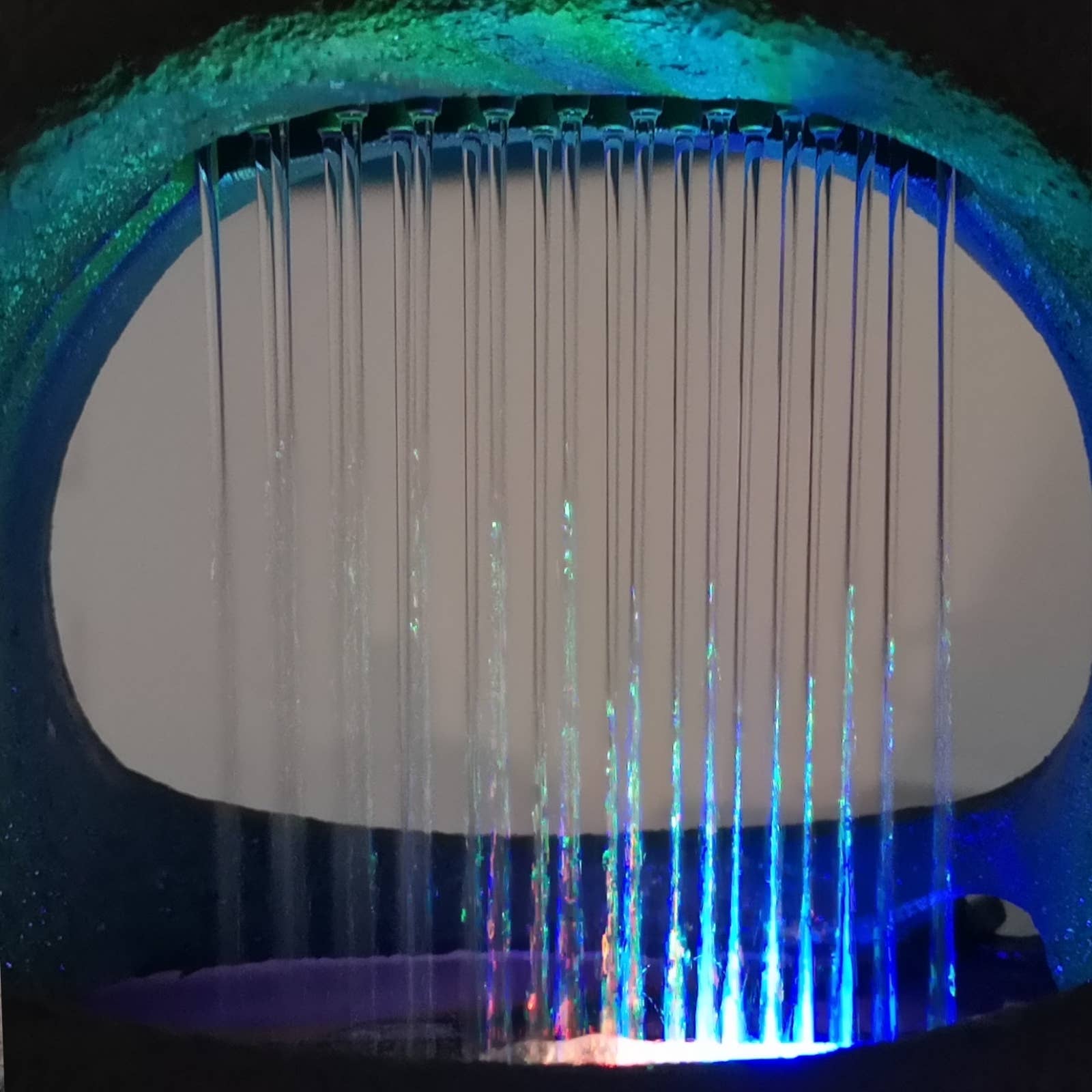 Zen'Arôme – Objeto de mesa decorativo por atacado – Fonte de Água Cesta - Estilo Moderno com Iluminação Colorida11