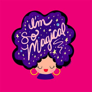 Eu sou Mágico Die-Cut Sticker por atacado de Hola Mijas Bonitas
