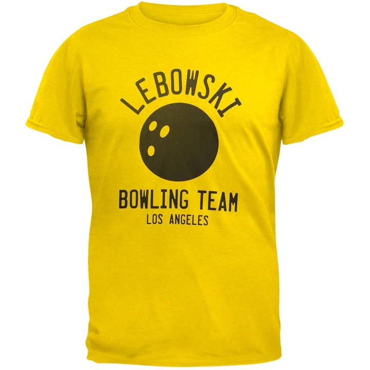 Official Store - Vente T-shirt sérigraphié – homme - T-shirt homme de l'équipe de bowling - Big Lebowski