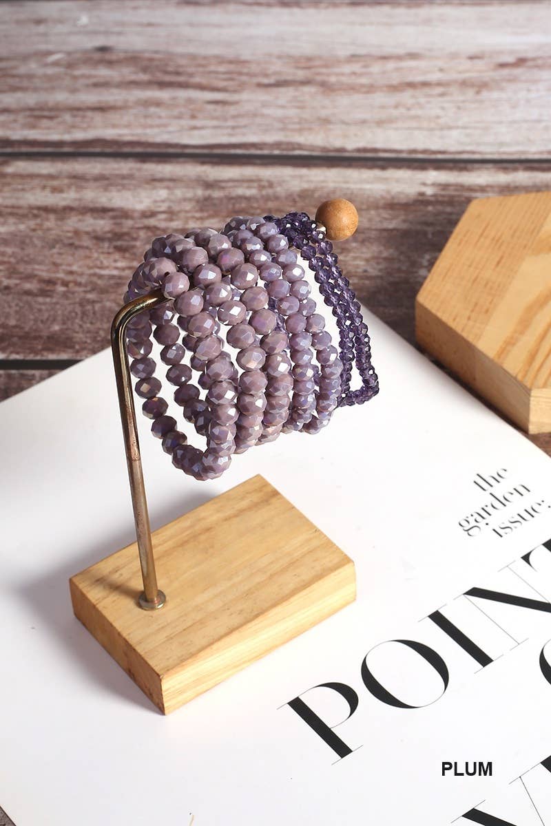 42POPS - Wholesale Beaded Bracelet - ",.._ Multi Layer Stackable Beaded Stretch Bracelet9