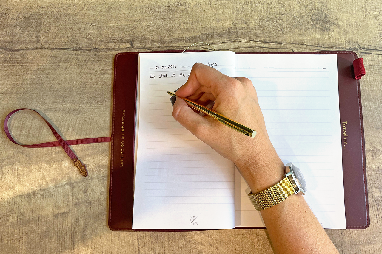 Chasing Threads – Großhandel Notizbücher – Stitch Your Travels — USA Edition Reise-Notizbuch in Kastanien11