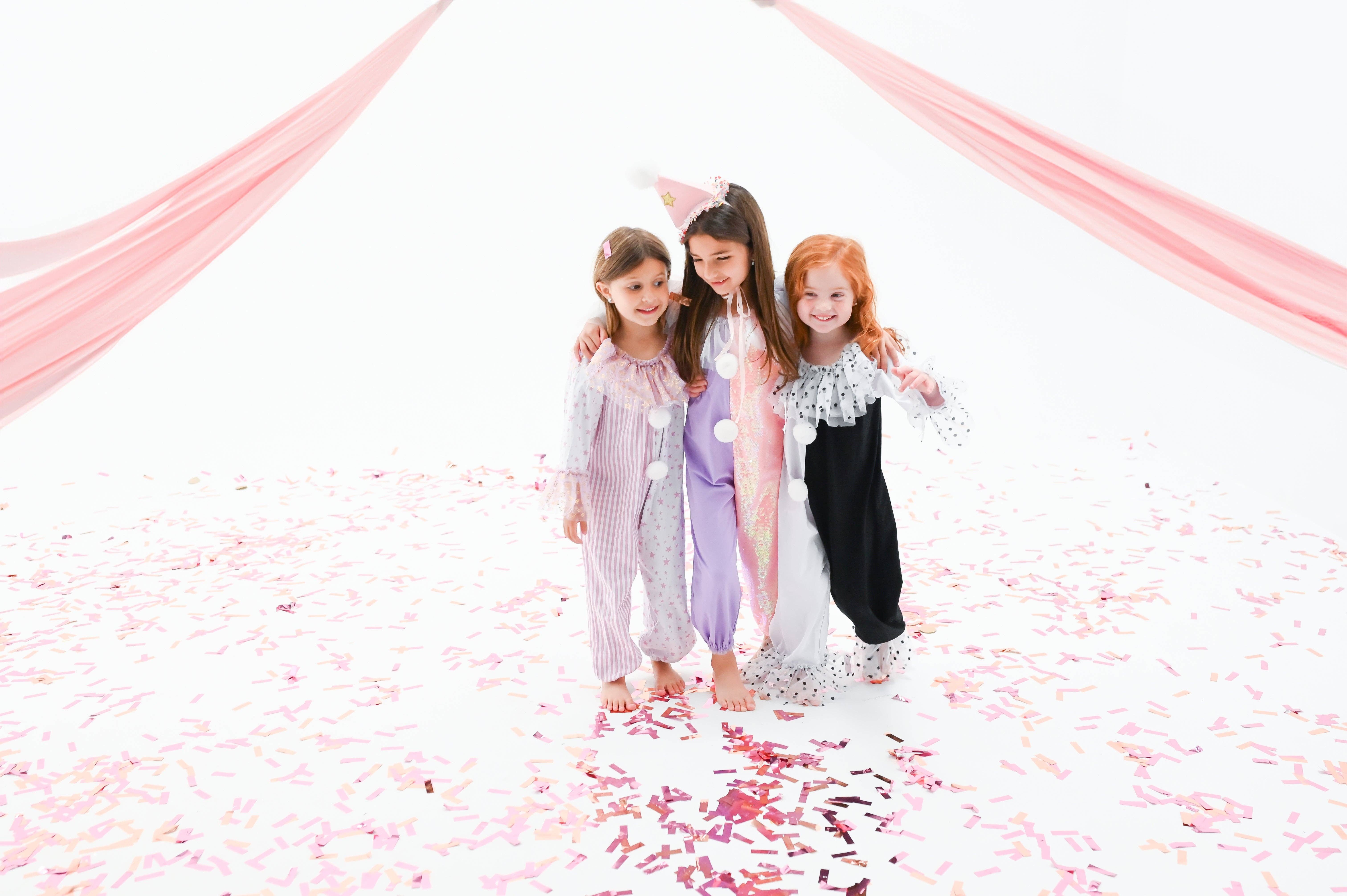 Fancy Shmancy Baby - Wholesale Costume - Kids - Pink & white clown costume4