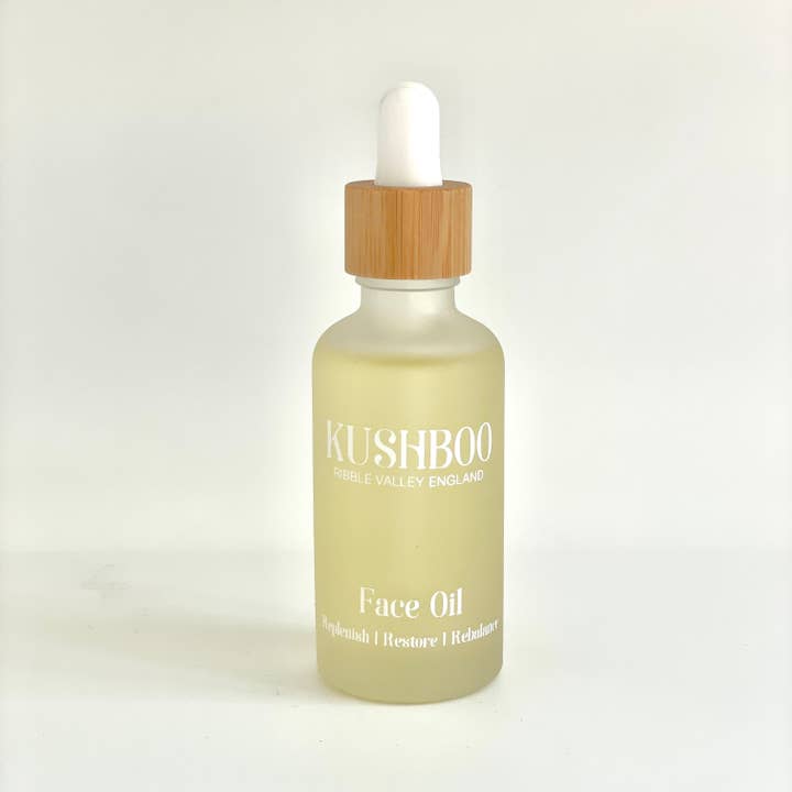 Gezichtsolie -100% natuurlijk - Aanvullen/ Herstellen/Opnieuw in balans brengen voor wholesale door Kushboo Soaps & Skincare