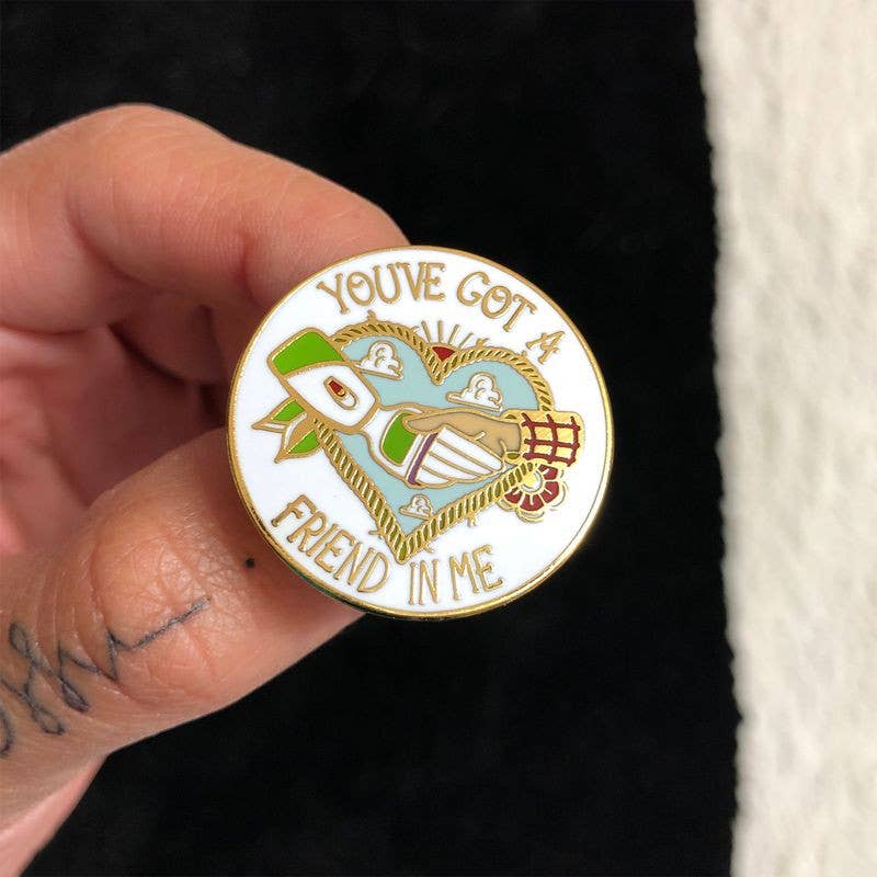 La Barbuda - No U.S. custom fees – Alfinete/botão de lapela por atacado – Pin 'You've Got A Friend In Me' da La Barbuda4