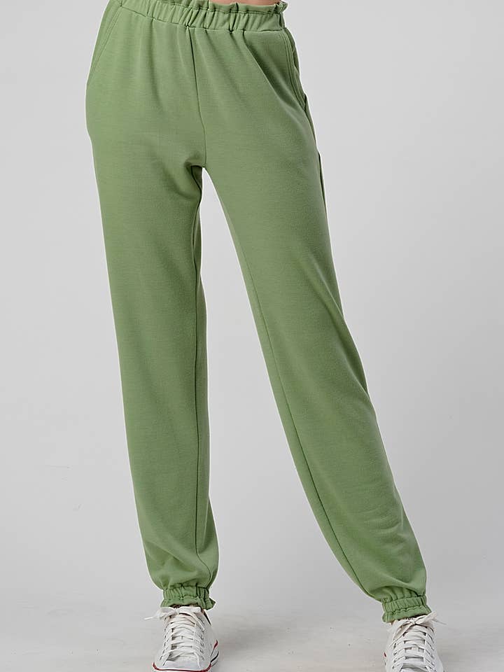 ELASTIC DETAIL HEM BOTTOM for wholesale by And Yvette