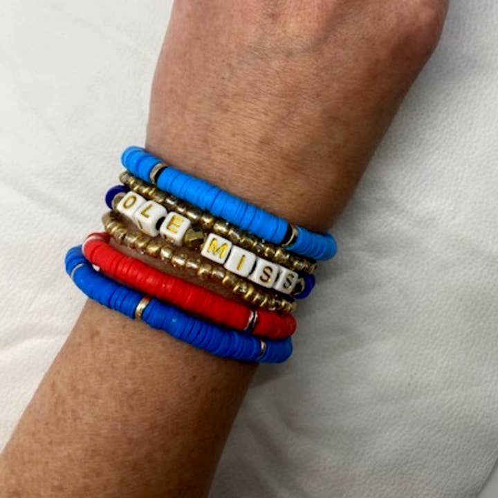 Anthologie, Co. - Wholesale Beaded Bracelet - School Spirit Bracelet - Custom Team Bracelet - Gameday