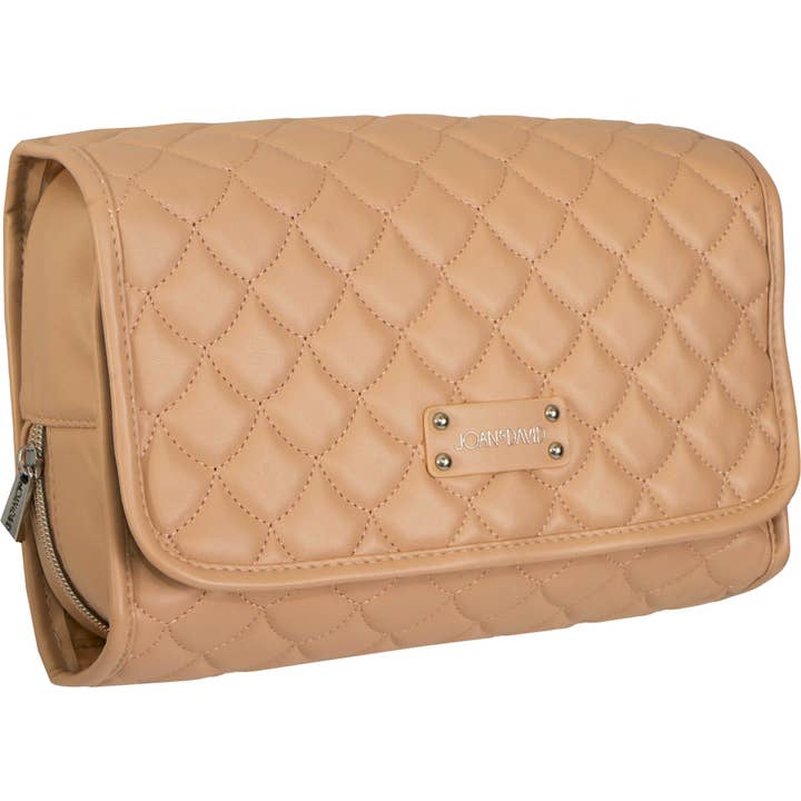 Magid – wholesale Toiletry bag – women's – Joan & David The Teardrop Quilted Roll Hanging Toiletry Bag4