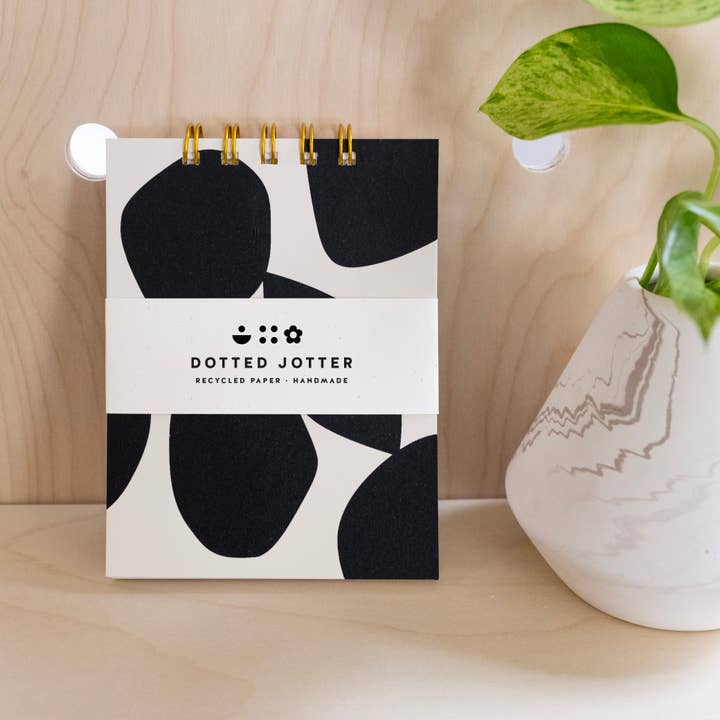 Worthwhile Paper - Wholesale Notebook - Charcoal Pebble Dotted Jotter Notebook3