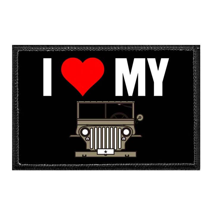 I Love My Off Road Vehicle - Patch amovible pour la vente par Pull Patch