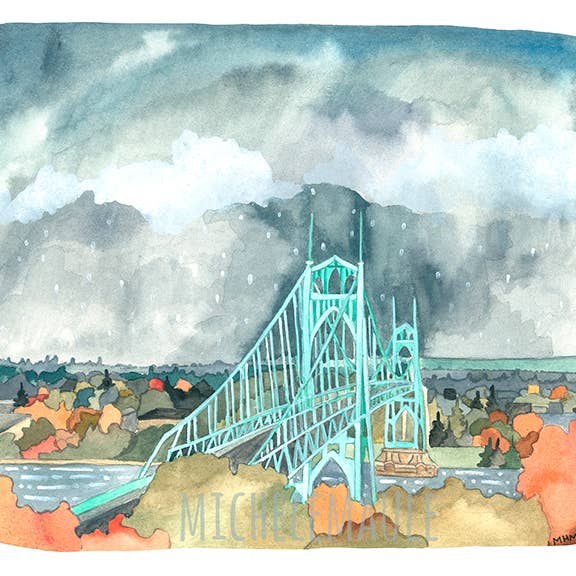 Imprimé pont St Johns 8 x 10 po pour la vente par michele maule