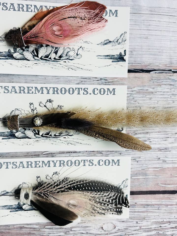 Blandade fjäderhattnålar #13 för wholesale av Boots Are My Roots