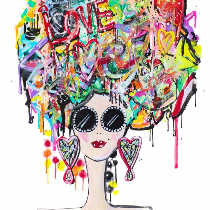 SHE'S BRILLIANT PRINT for wholesale by Charlotte Posner