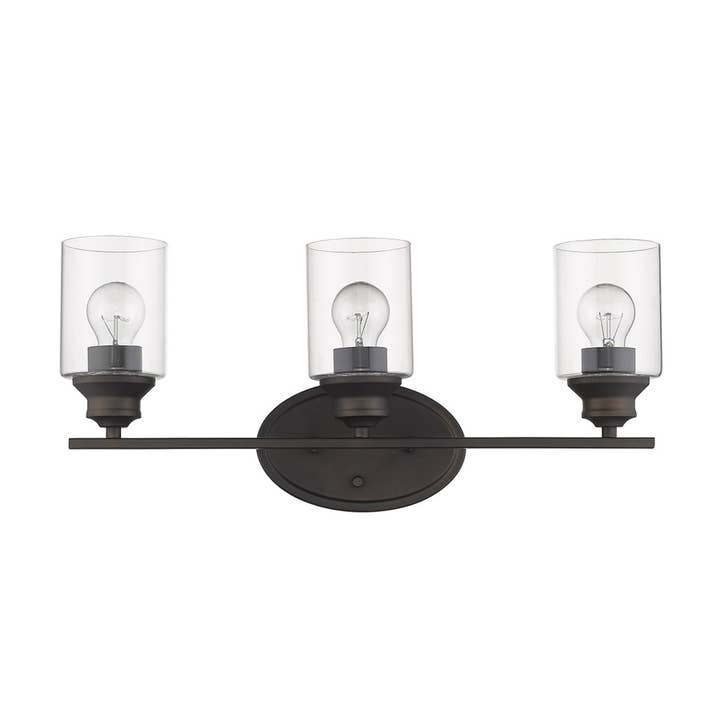 Three Light Bronze Wall Light with Clear Glass Shade and other Purchase Wholesale general hardware. Free Returns & Net 60 Terms on Faire trending on Faire.