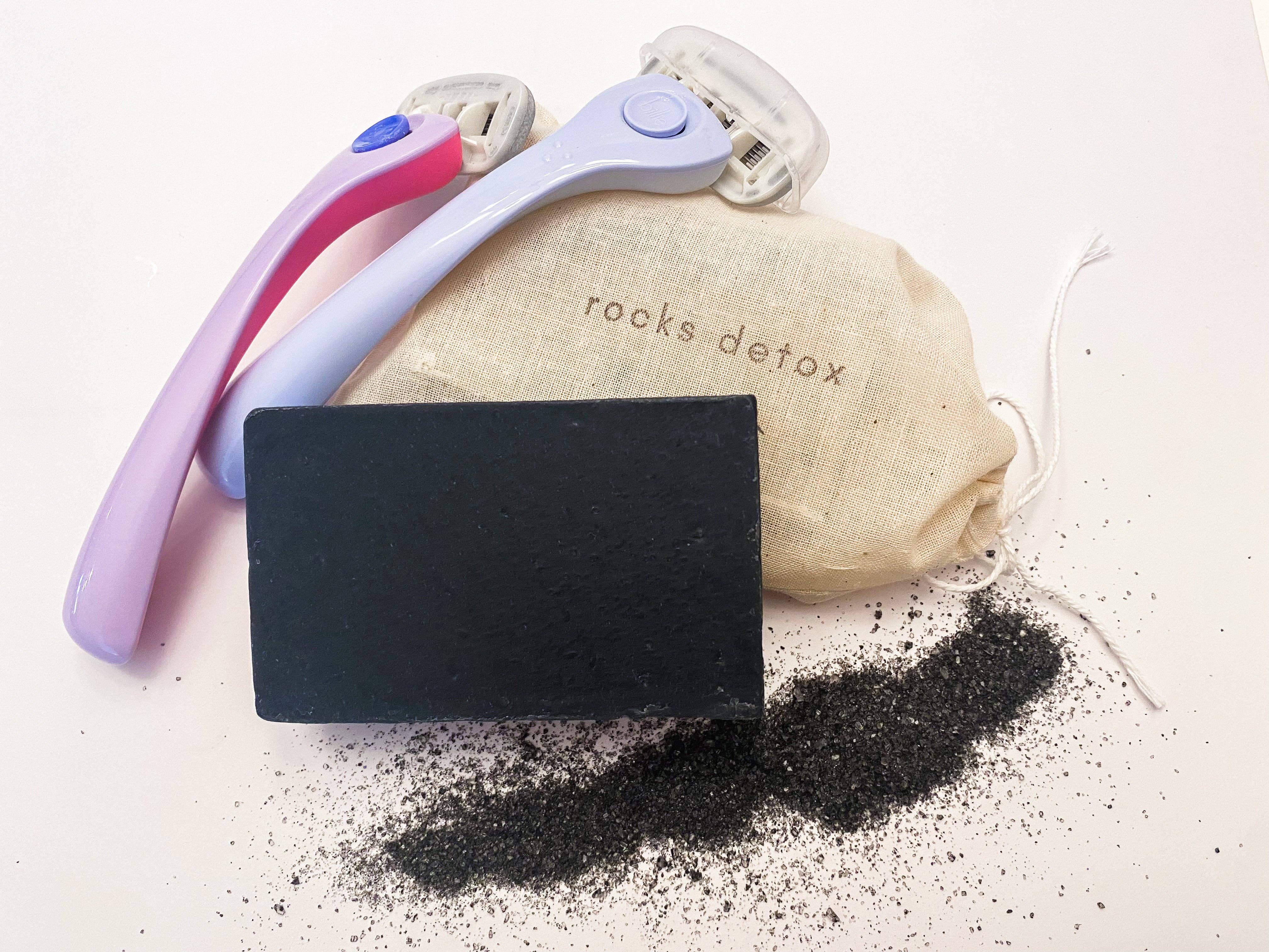 Rocks Detox - Wholesale Shave Soap - Men's - Charcoal Shave Soap3