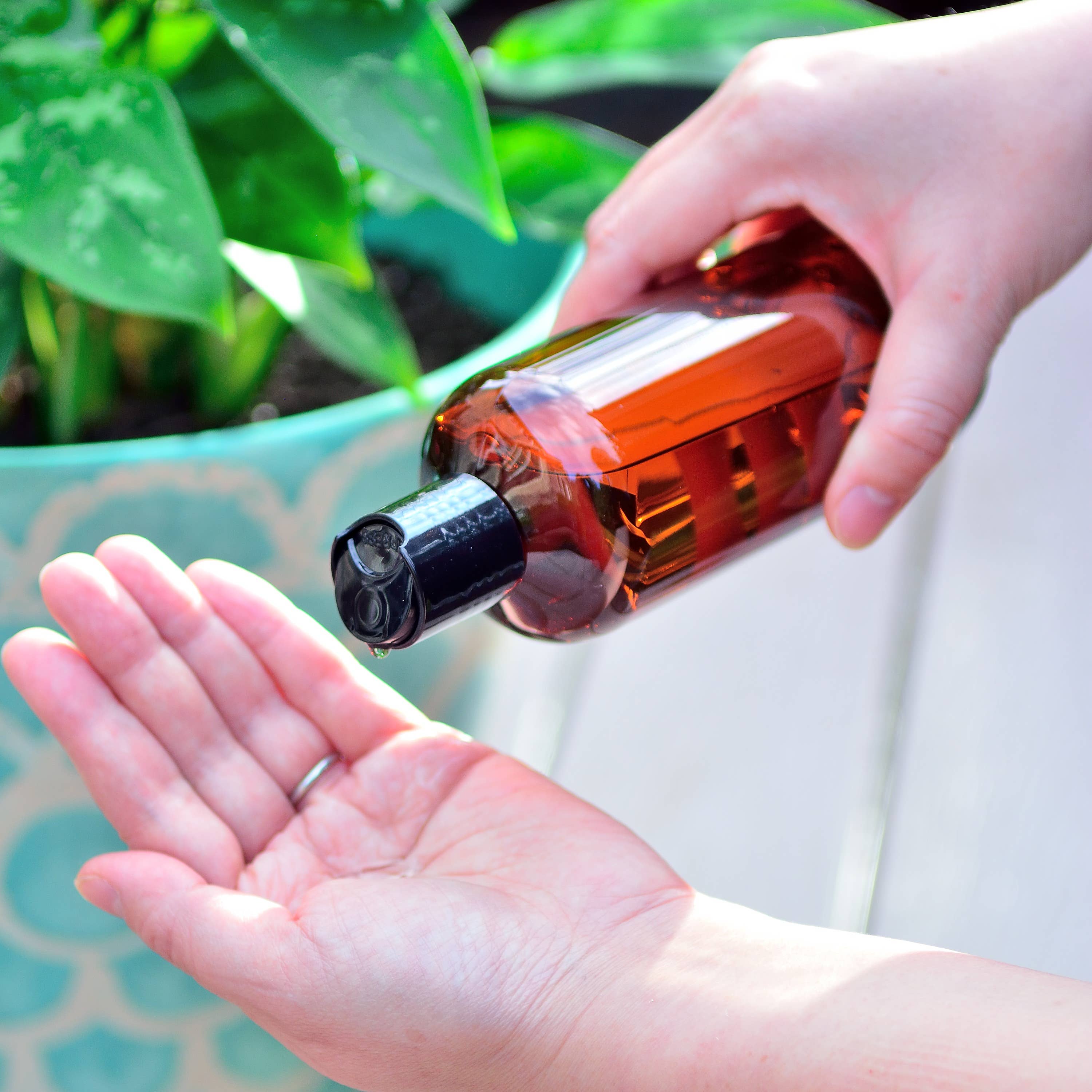 Youngever - Wholesale Travel Container - Youngever 10 Pack 8OZ Empty Plastic Squeeze Containers-Amber3