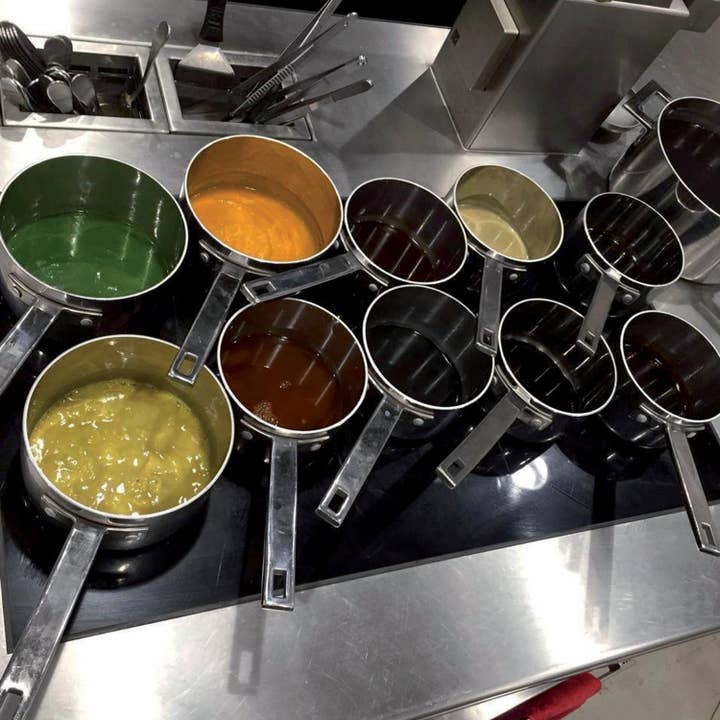 Attiva Pewter Kitchen Set - 12 Pcs. for wholesale by Mepra SPA