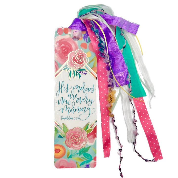His Mercies Tassel Bible Bookmark for wholesale by Rachel Brooks Design, LLC