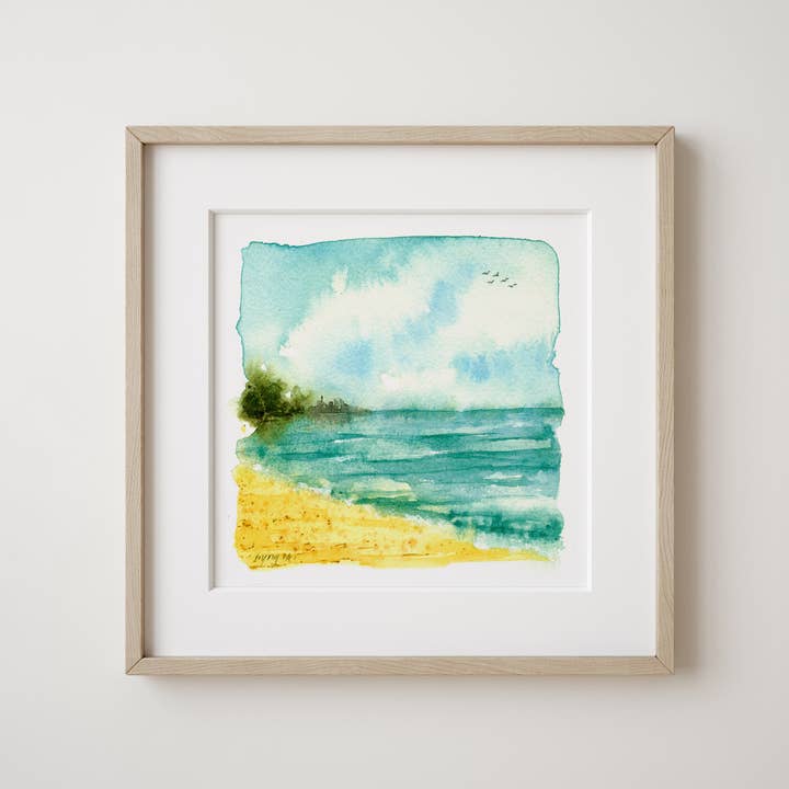 Chicago Beach | Art Print for wholesale by Ivywild Studio