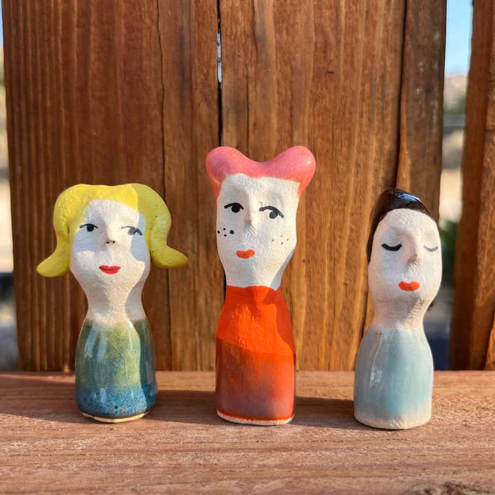 Little Ladies Ceramic for wholesale by Lili Todd Art