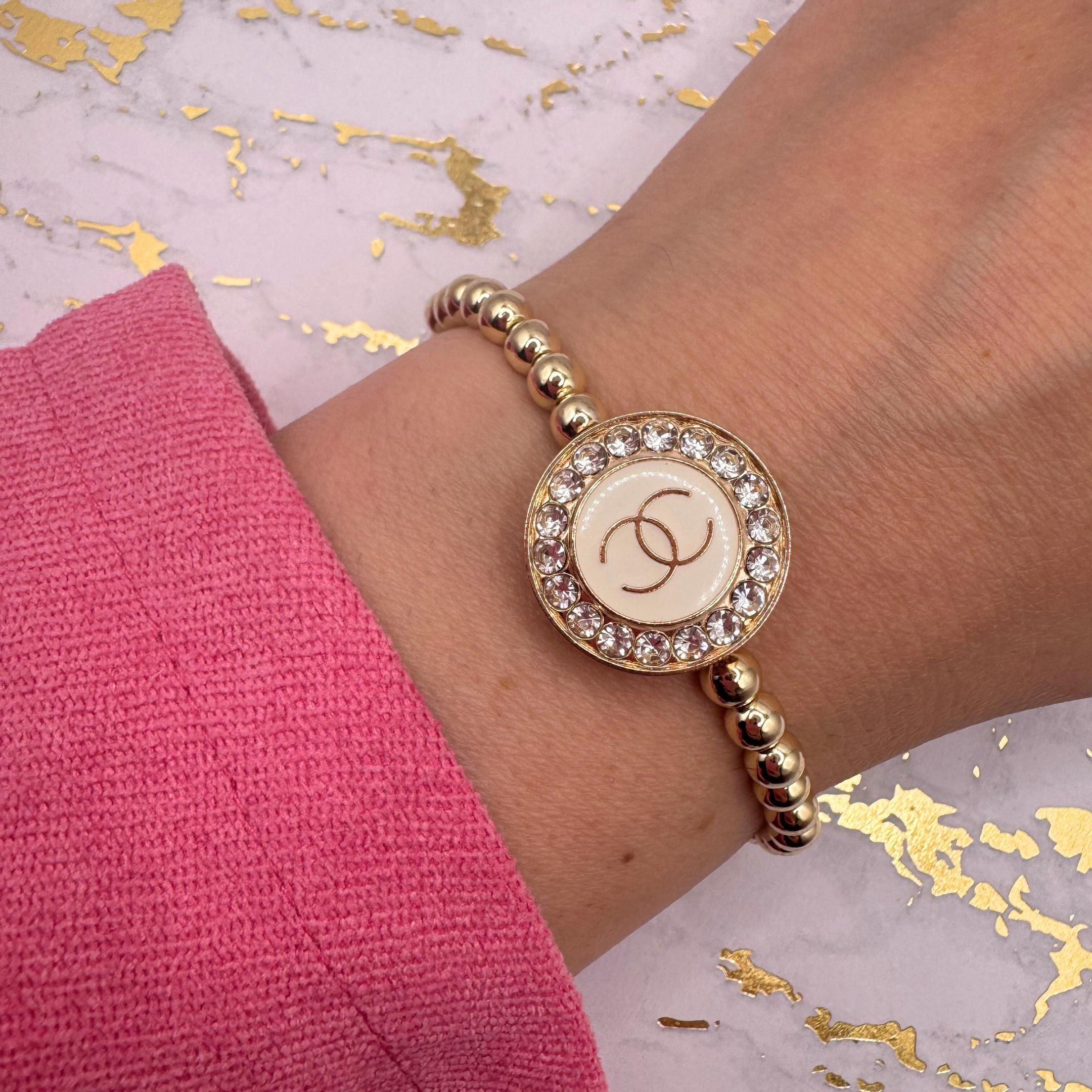 Golden Girl Jewelry - Vente Bracelet de perles - Bracelet à perles 5 mm en or rempli 14K0