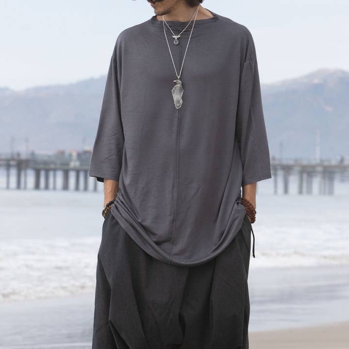 Middle Way | Gray Top for wholesale by glorka