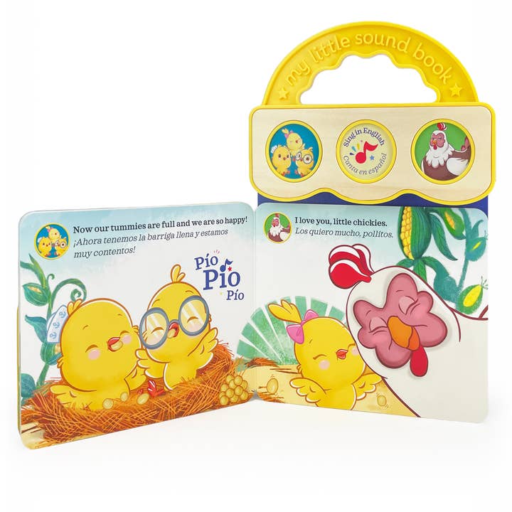 Cottage Door Press - Wholesale Book - Kids - Canticos Little Chickies Los Pollitos (Bilingual) Sound Book