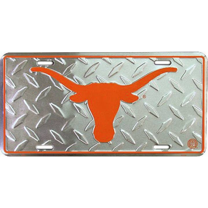 Signs 4 Fun - Vendita all'ingrosso Cartelli - Targa con licenza Diamond - University of Texas Longhorns