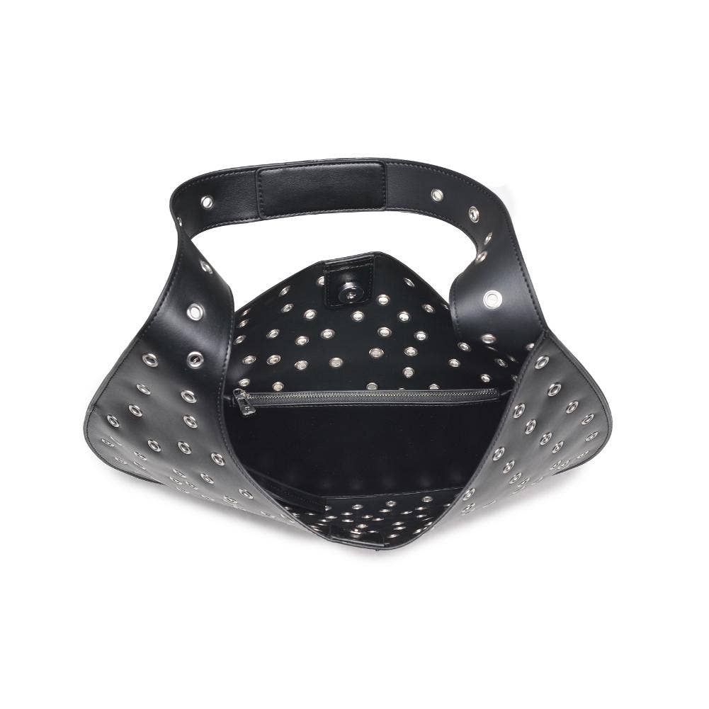 Nero Turner Gromet Hobo in vendita all'ingrosso su Faire7