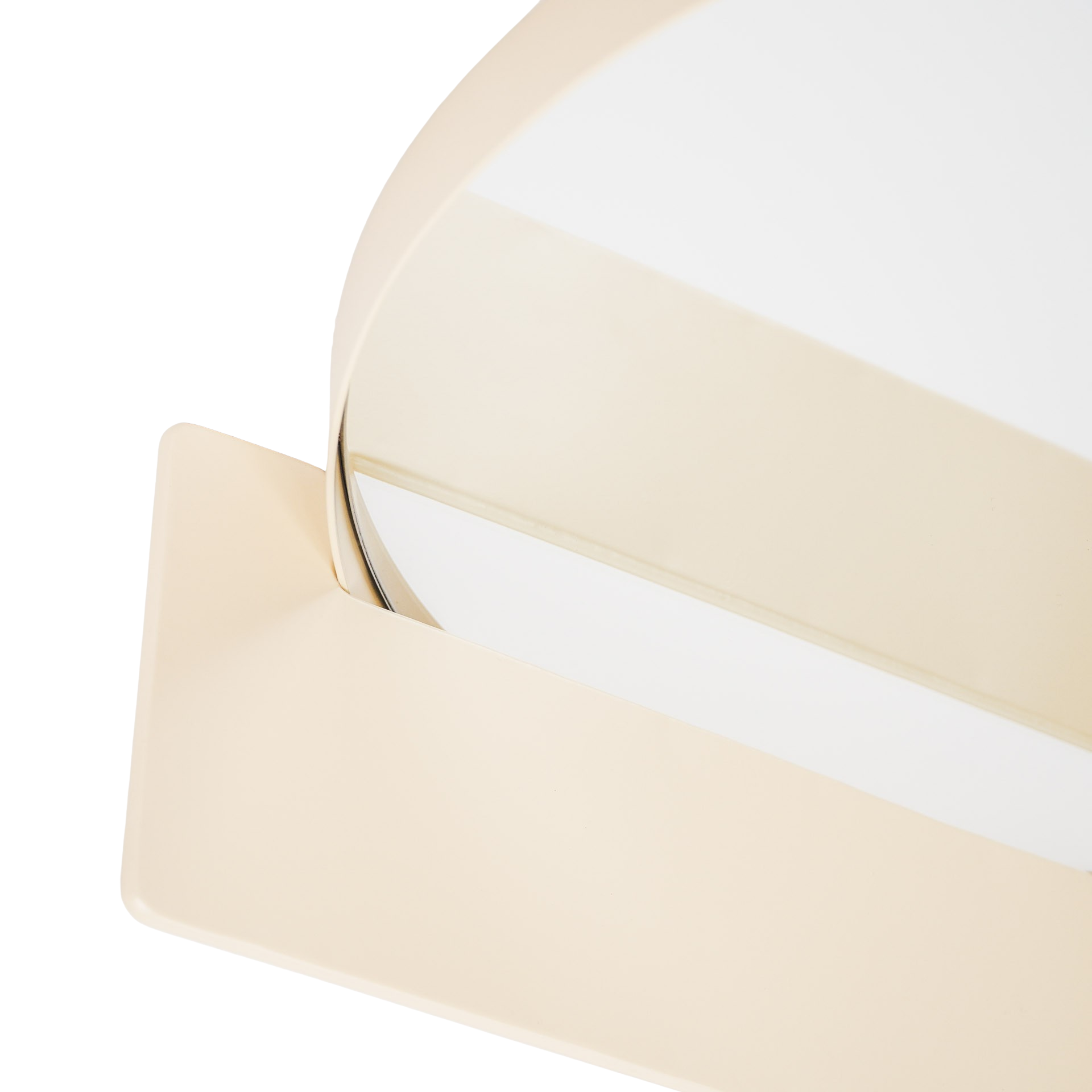 Housevitamin bv – wholesale Wall mirror – Mirror - Round - Metal - With Shelf - Sand- Ø40cm3