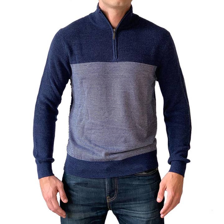 Navy Heather Sweater for wholesale by Jeremy Argyle