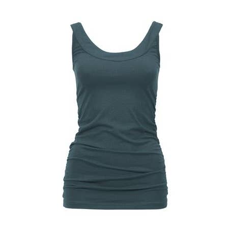 Helena topp med rynkade sidosömmar och speciallinjer för yoga för wholesale av Jaya