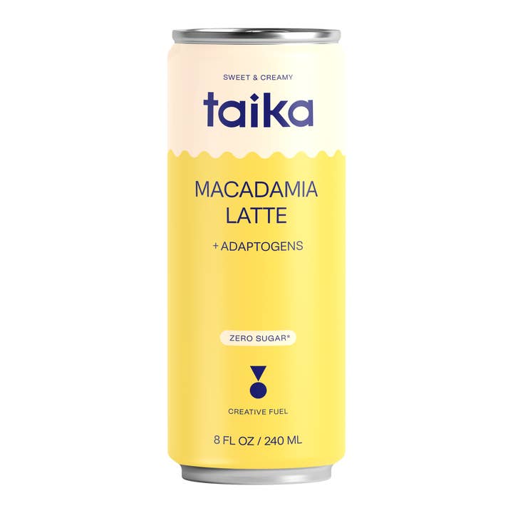 Taika - Wholesale Iced Coffee/Cold Brew - Macadamia Latte with Adaptogens (case of 12)