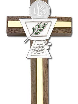 Croix murale avec calice de communion pour la vente par Tony’s Jewelry