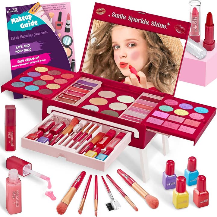 Stargo Brands Llc - Vendita all'ingrosso Trucco - Bambini - Studio di trucco lavabile per ragazze
