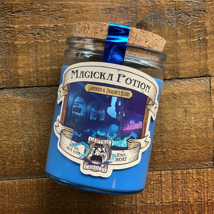 Cantrip Candles - Wholesale Jar/Filled Candle - Magicka Potion 10 oz.