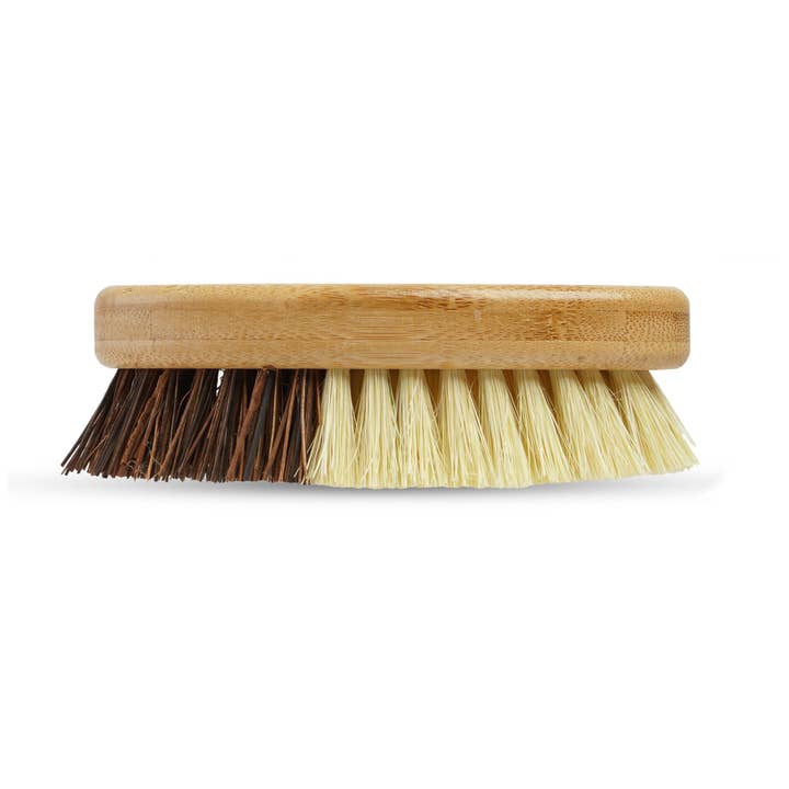 Vegetable brush made of bamboo wood and natural bristles for wholesale by PROTEA