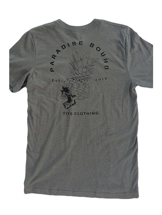 TIYS Clothing Co. - Wholesale Screen Printed T-Shirt - Unisex - Pineapple Skull Tee