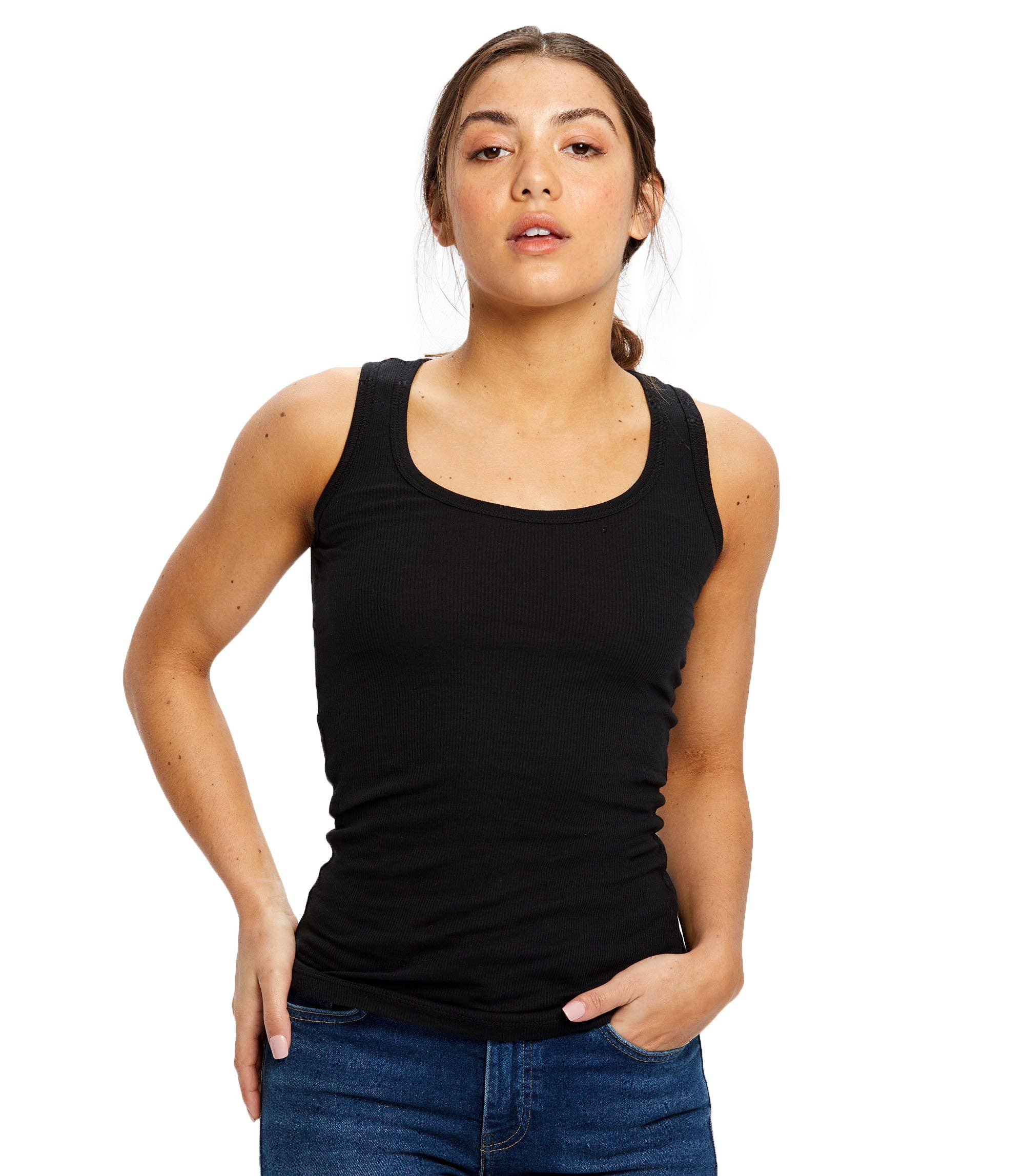 US Blanks - Wholesale Tank Top - Women's - Women's Rib Tank3