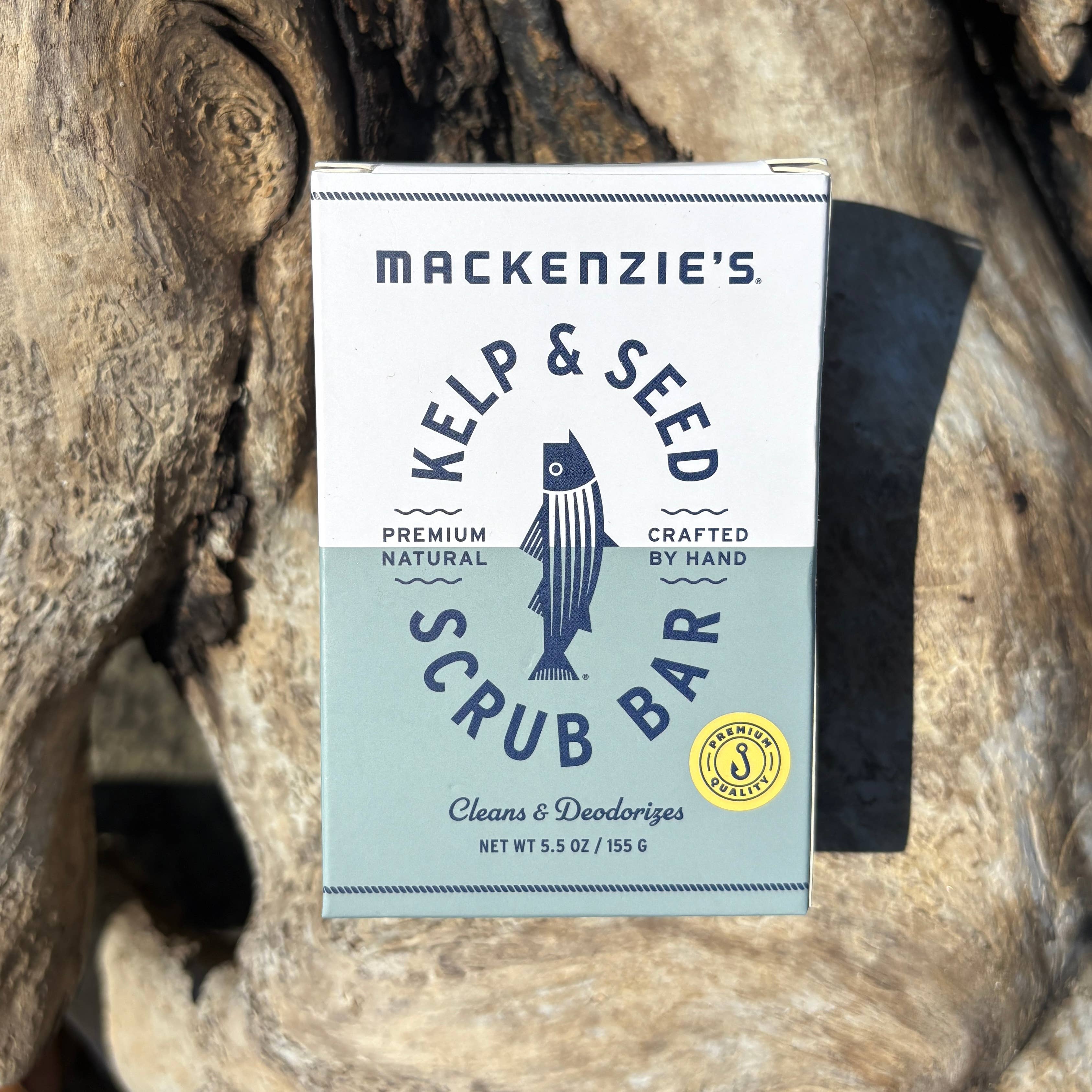 MacKenzie's Fisherman - Wholesale Bar Soap - Kelp & Seed Scrub Bar- 5.5 oz (12 qty)3