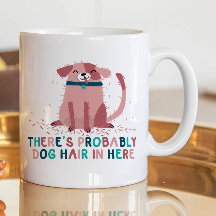 Il y a probablement des poils de chien dans ce mug pour la vente par Manta Makes