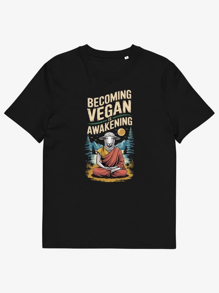 T-shirt unisex Awakening per la vendita all'ingrosso da parte di Plant Babes