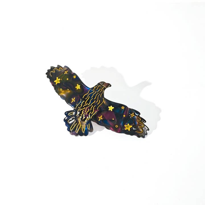 The Raven French Barrette for wholesale by Hey Ricochet