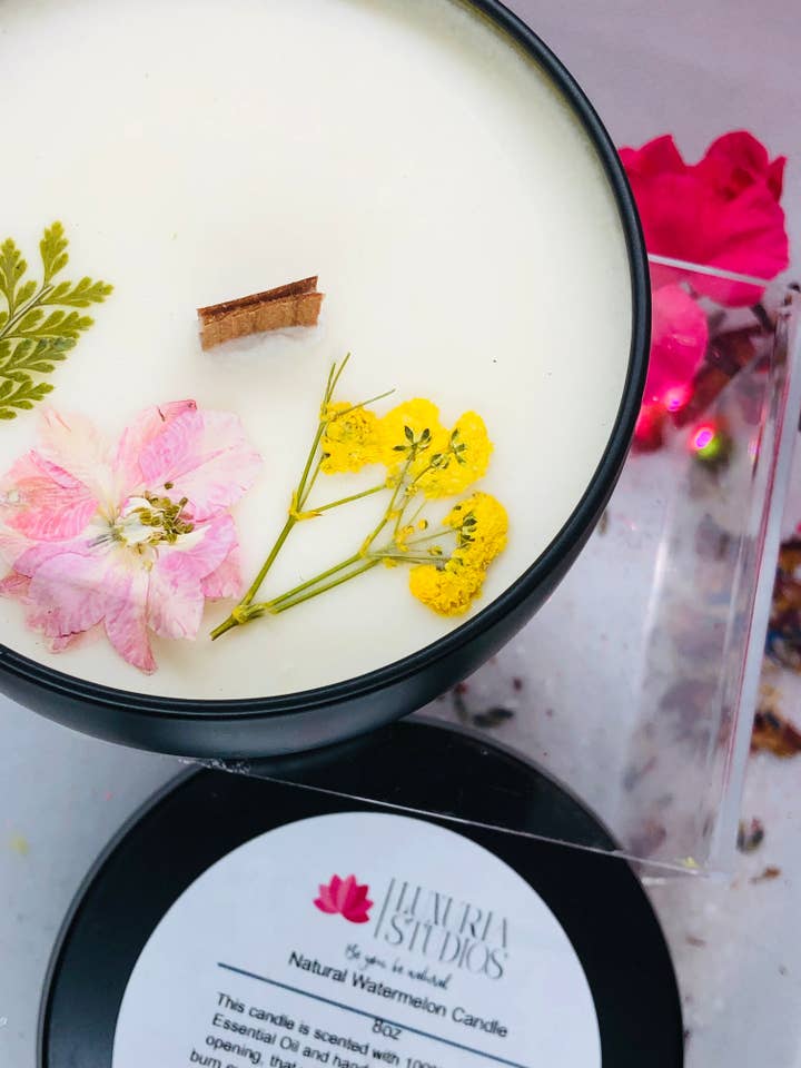 Natural Watermelon Candle for wholesale by Luxuria Studios