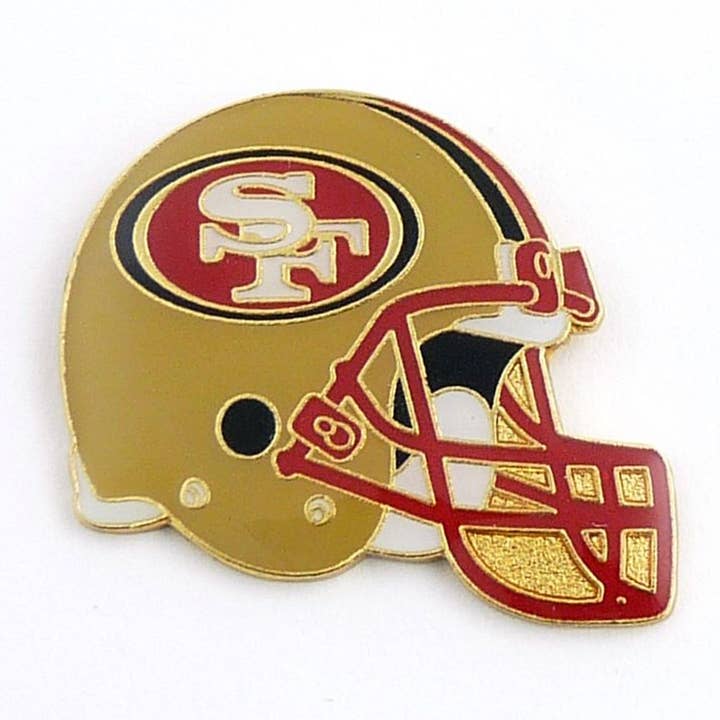 Broche de casque NFL San Francisco 49ers pour la vente par Aminco USA