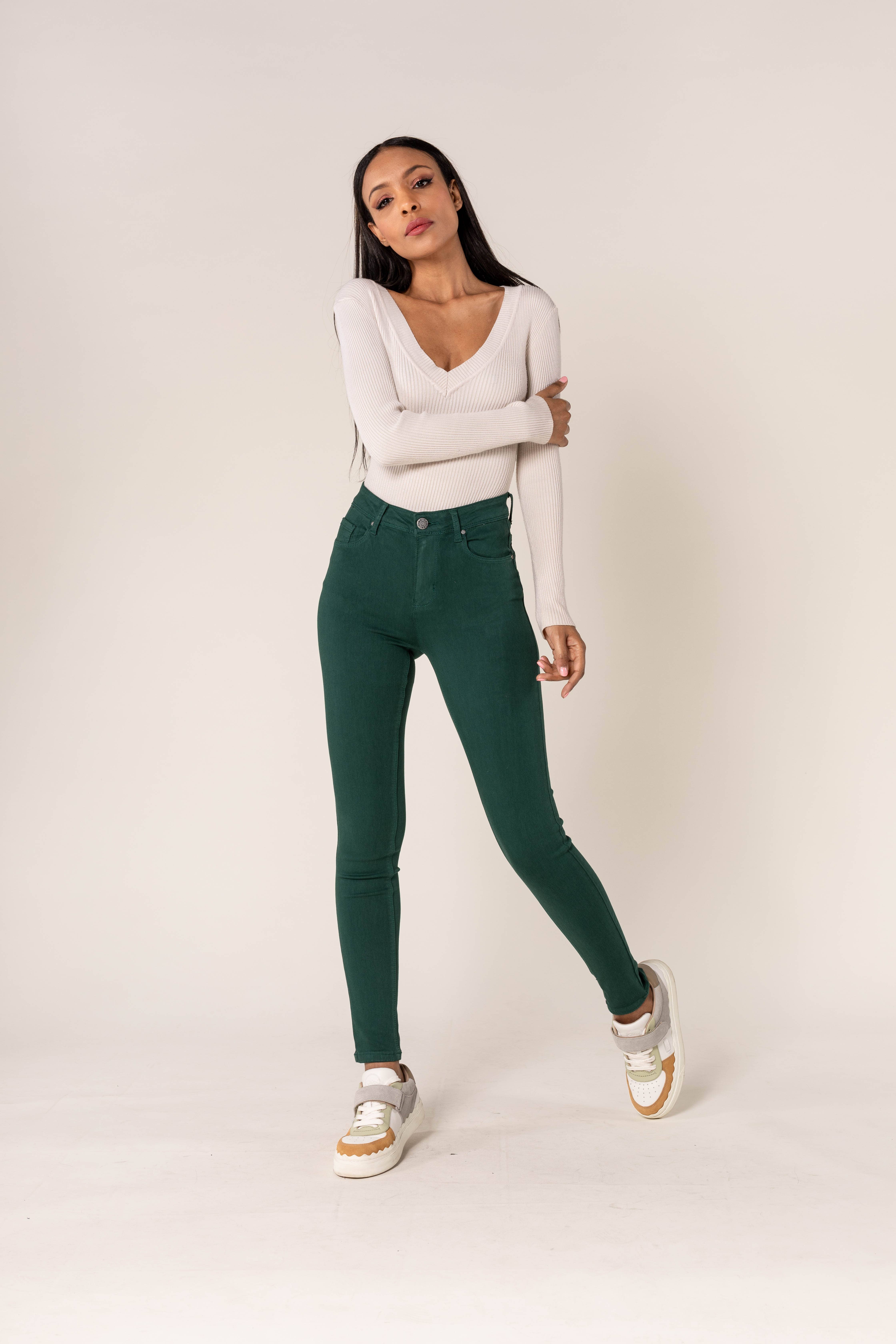 Nina Carter - Wholesale Jeans - Women's - Skinny Push Up Comfortable High Waist Super Stretch P10651