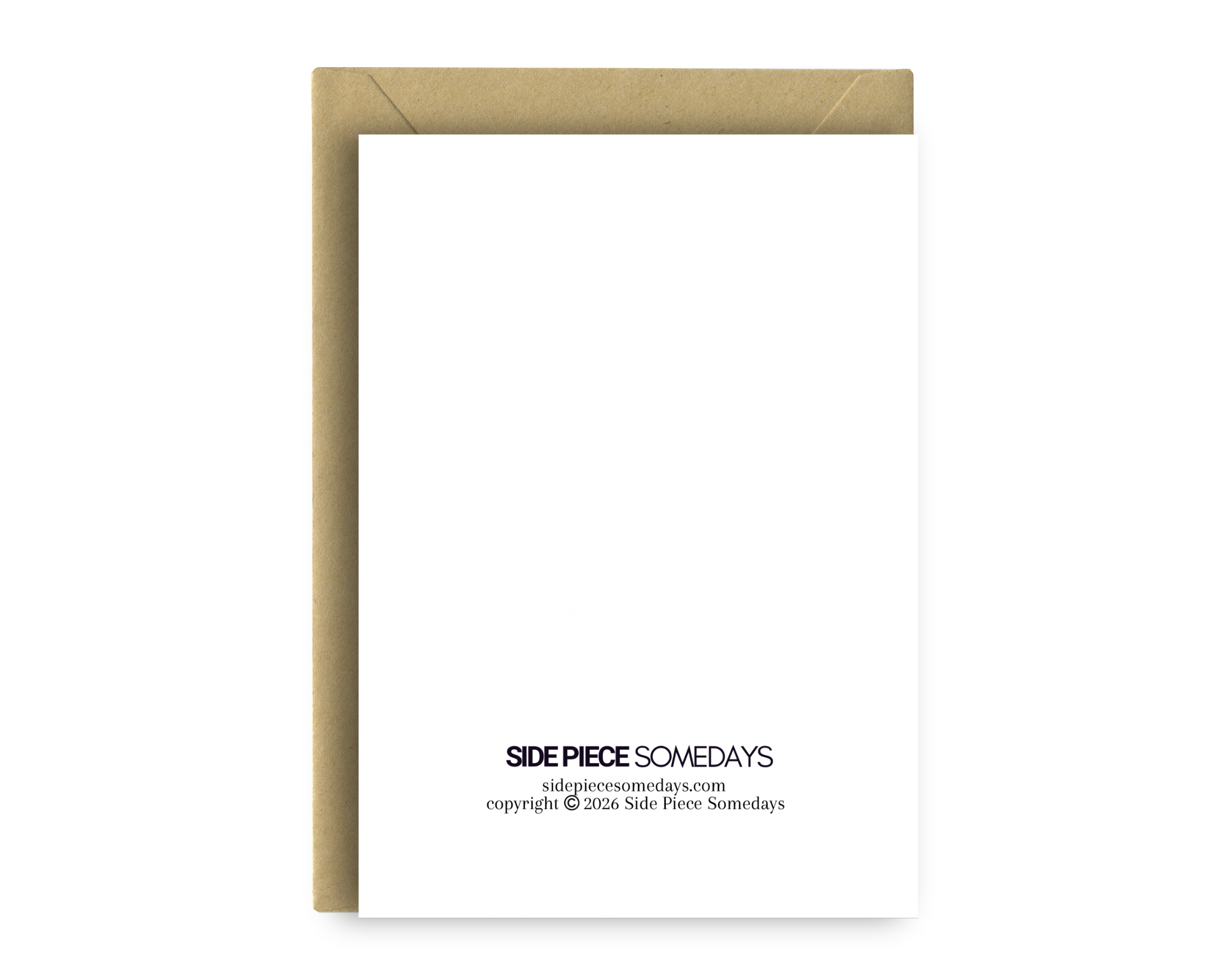 Side Piece Somedays - Wholesale Love Card - Just Friends - Funny Side Piece Card2